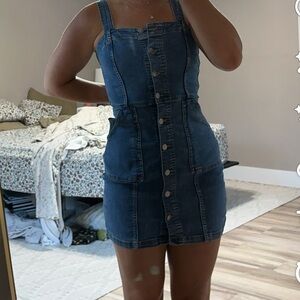 H&M denim mini dress